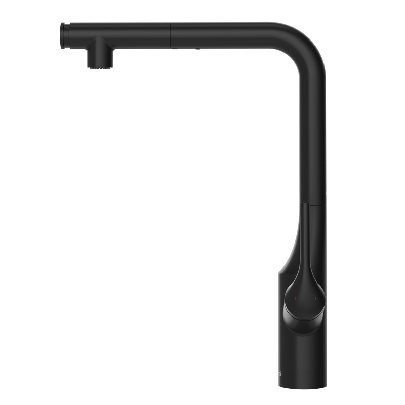 Смеситель для кухни Domaci Римини D569218BK черный