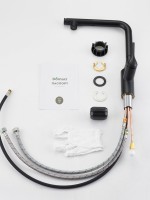 Смеситель для кухни Domaci Римини D569218BK черный