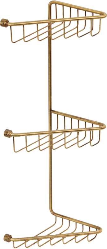 Полка Migliore Complementi 22031 бронза