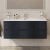 Тумба с раковиной Cezares Duet 120 grafito, раковина Cezares CZR-8095-120