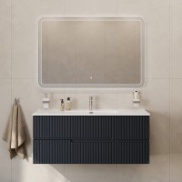 Тумба с раковиной Cezares Duet 120 grafito, раковина Cezares CZR-8095-120