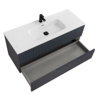 Тумба с раковиной Cezares Duet 120 grafito, раковина Cezares CZR-8095-120