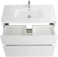 Мебель для ванной комнаты BelBagno Kraft 100 напольная, bianco opaco, раковина BB1000ETL