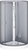 Душевая кабина AM.PM X-Joy W88C-301-090GG без крыши, графит