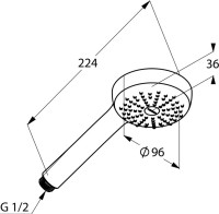 Душевой гарнитур Kludi Logo 1S 6816005-00