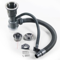 Мойка кухонная Melana ProfLine R44485HK в комплекте с дозатором, сатин