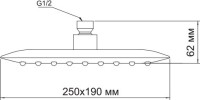 Верхний душ Wasserkraft A031