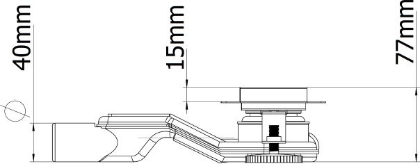 Душевой трап (лоток) Esbano Slim Side 60 cм, матовое золото