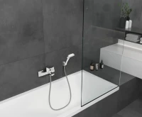 Смеситель для ванны с душем Hansgrohe Vernis Shape 71450000 хром Смеситель для ванны с душем Hansgrohe Vernis Shape 71450000 хром