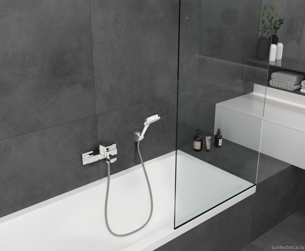 Смеситель для ванны с душем Hansgrohe Vernis Shape 71450000 хром