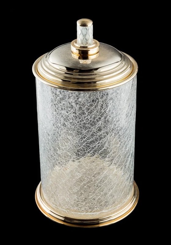 Мусорное ведро Boheme Murano Cristal 10914-CRST-G золото