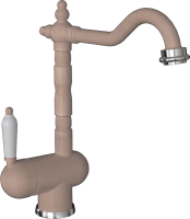 Комплект Мойка Florentina Комби 860 песочная + Смеситель Ода FL песочный + Измельчитель Bort Titan 4000 Control