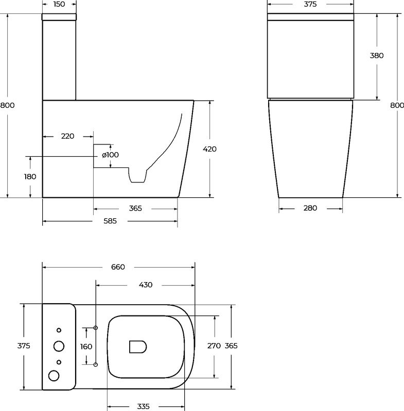 Унитаз-компакт напольный BelBagno Albano BB120CPR безободковый, крышка BB903SC с микролифтом, бачок BB120T