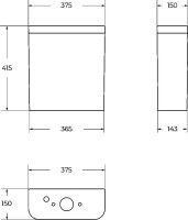 Унитаз-компакт напольный BelBagno Albano BB120CPR безободковый, крышка BB903SC с микролифтом, бачок BB120T