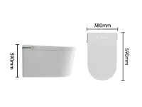 Умный унитаз подвесной SantiLine SL-5037 белый Умный унитаз подвесной SantiLine SL-5037 белый