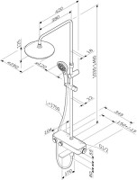 Душевая стойка AM.PM Inspire 2.0 F0750A500