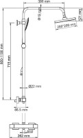 Душевая стойка Wasserkraft A15502 Thermo