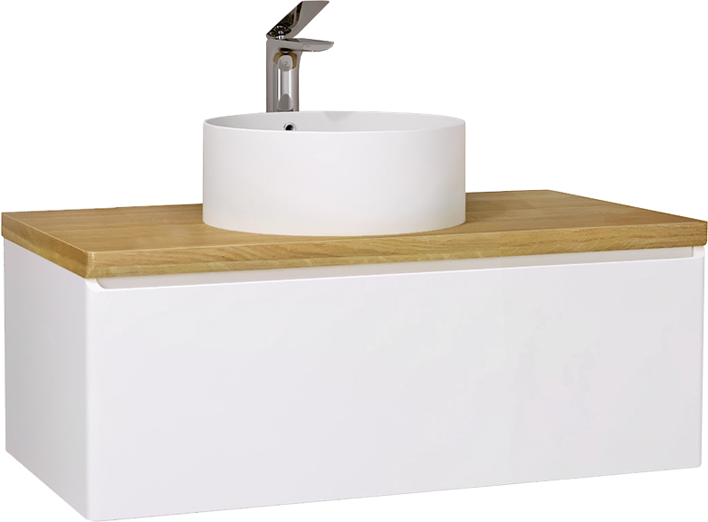 Тумба под раковину Jorno Solis new 100, подвесная