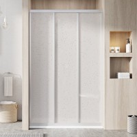 Душевая дверь в нишу Ravak Supernova ASDP3-120 Pearl, 200, профиль сатин