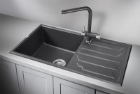 Мойка кухонная Granula 8601, графит