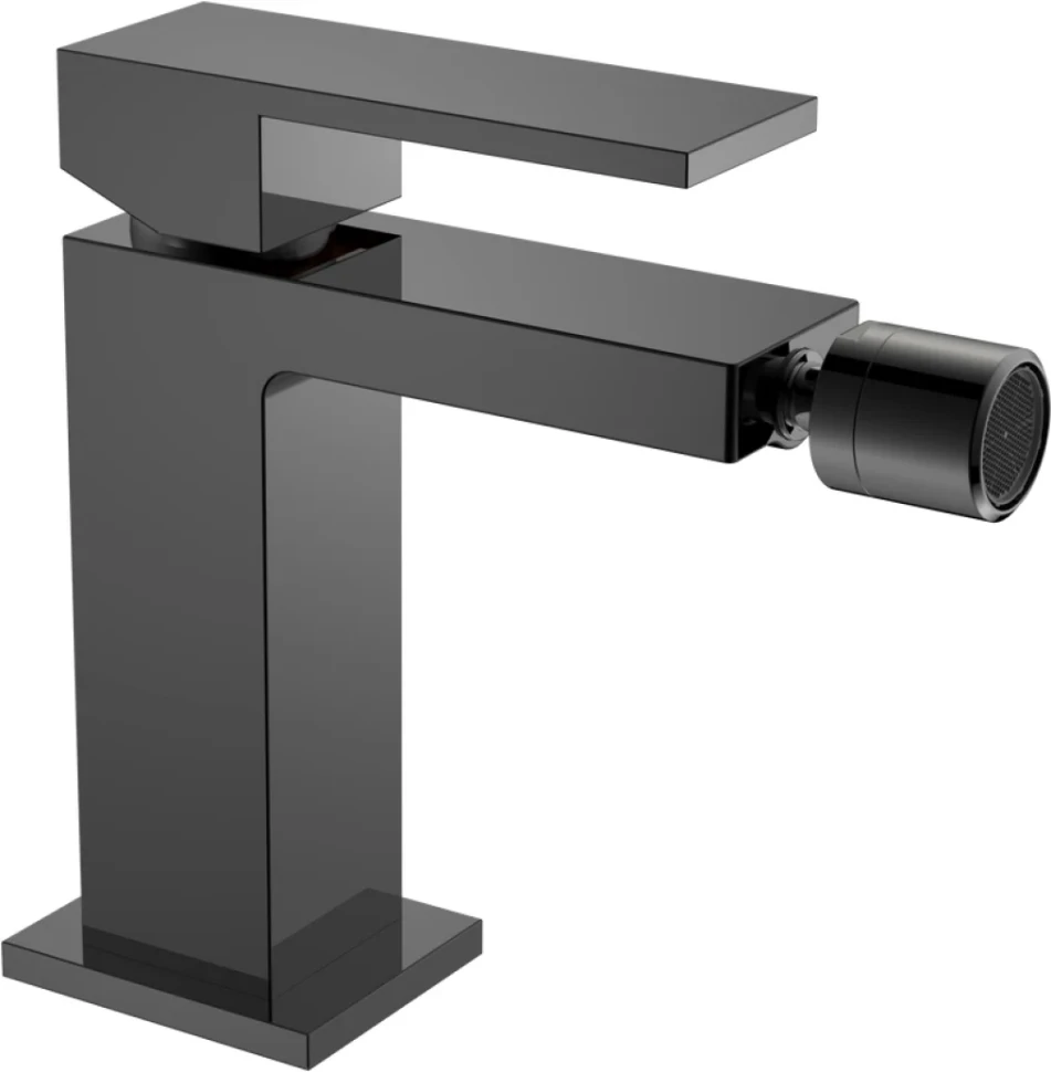 Смеситель для биде Boheme Qubic 476-SGM shinny gun metal