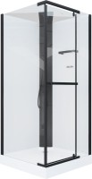 Душевая кабина Ceruttispa Mimi MiMi90B 90x90, профиль черный