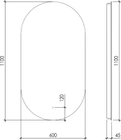 Мебель для ванной комнаты Armadi Art Flat 140 подвесная, dark oak, 2 тумбы 60 и 80