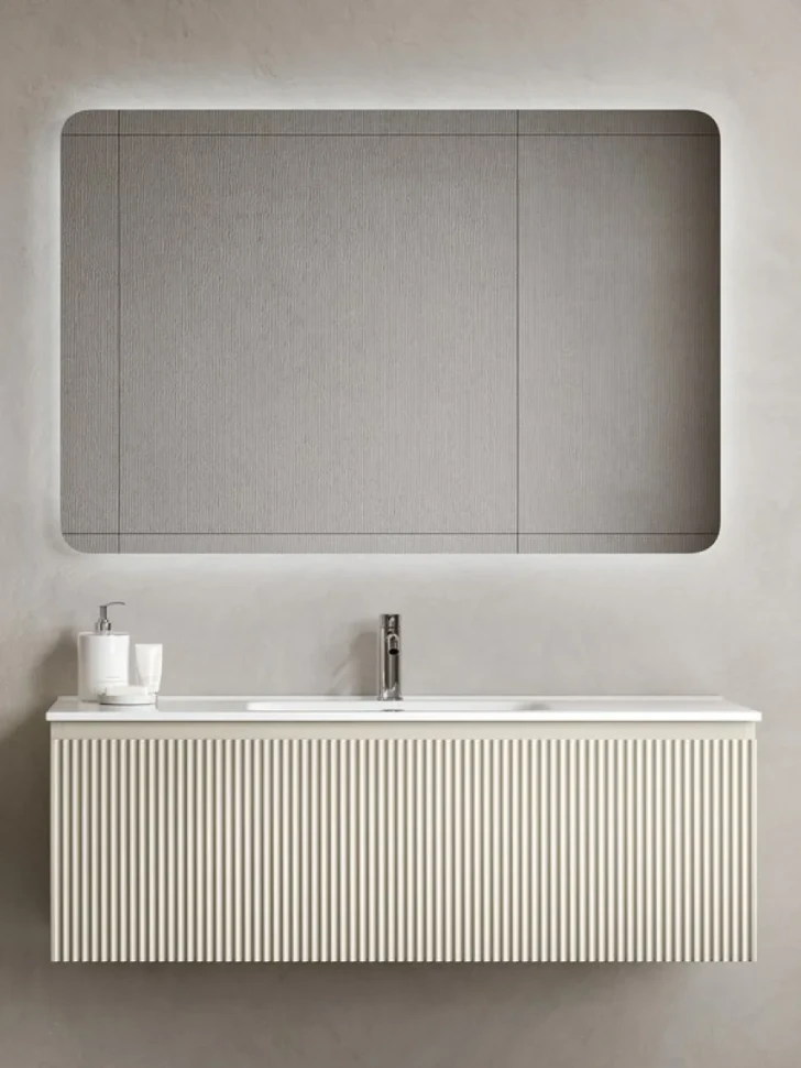 Мебель для ванной комнаты Sancos Snob R 1.0 120 beige soft