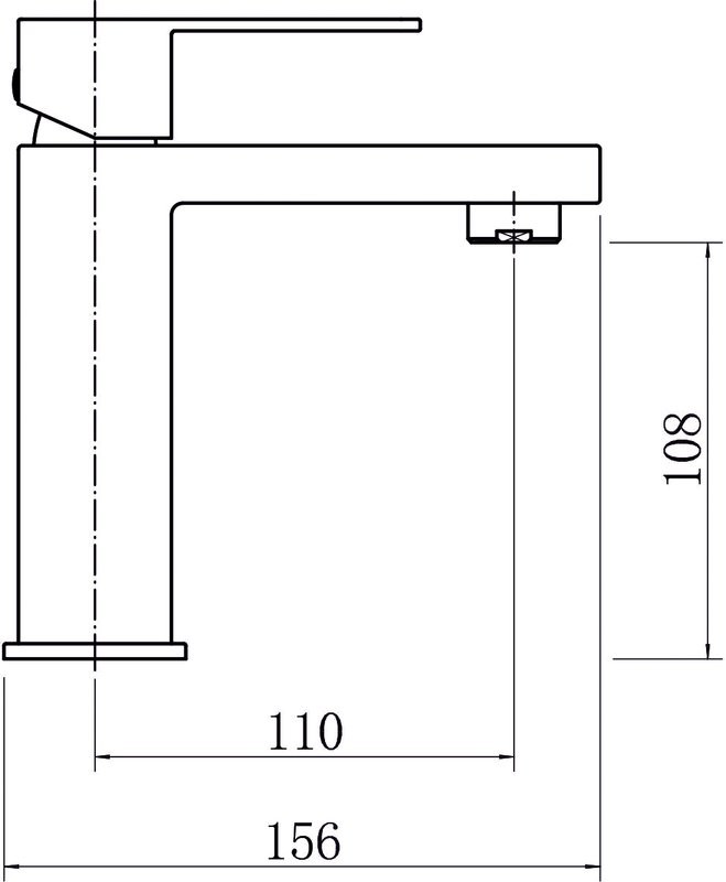 Смеситель для раковины Fashun A51117 сатин