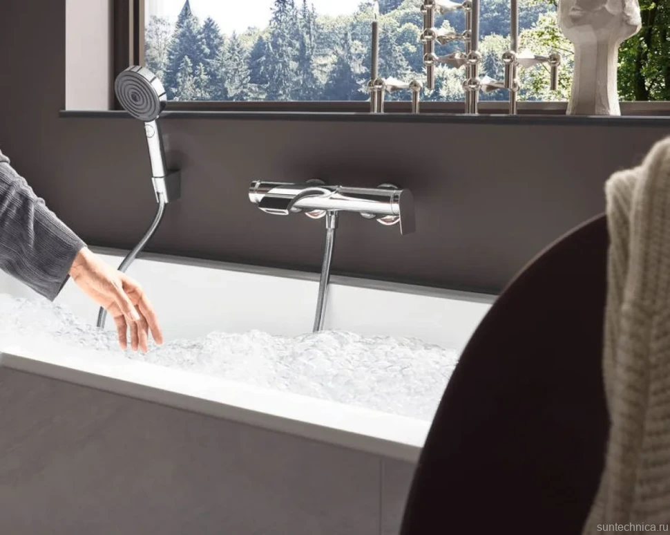 Душевая лейка Hansgrohe Pulsify 105 3jet 24100000 хром