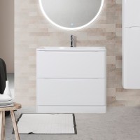 Тумба под раковину BelBagno Acqua 90 напольная, bianco lucido
