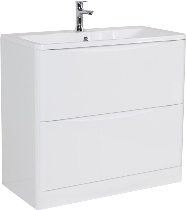 Тумба под раковину BelBagno Acqua 90 напольная, bianco lucido