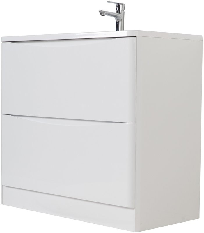 Тумба под раковину BelBagno Acqua 90 напольная, bianco lucido