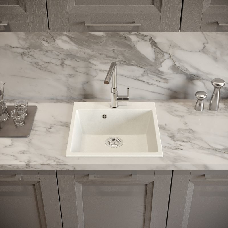 Мойка кухонная Domaci Болонья М-42-001 белая