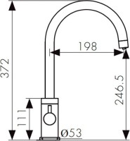 Смеситель для кухни Kaiser Merkur 26744-15 сталь