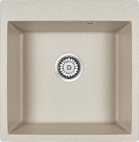 Комплект Мойка Paulmark Kante 50 PM105152-BE бежевый + Измельчитель Bone Crusher BC 810-AS