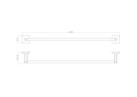 Полотенцедержатель Wonzon & Woghand WW-6612 хром Полотенцедержатель Wonzon & Woghand WW-6612 хром