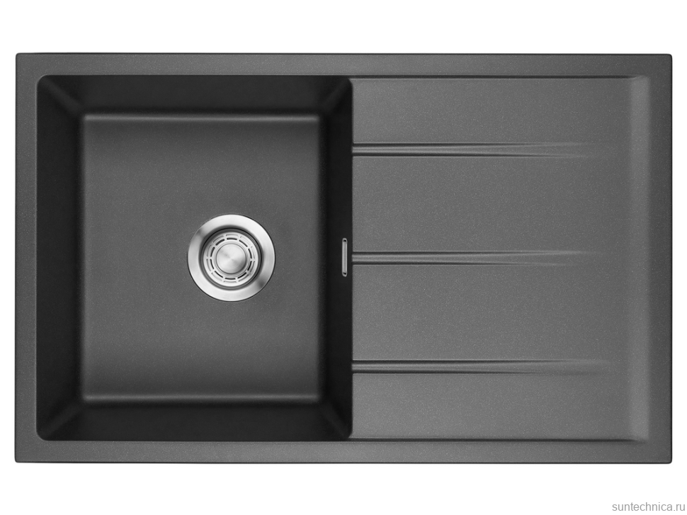 Мойка кухонная Emar Quartz EMQ-1800.Q морион