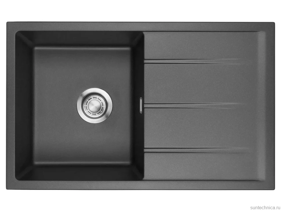 Мойка кухонная Emar Quartz EMQ-1800.Q морион