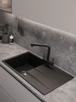 Мойка кухонная Emar Quartz EMQ-1800.Q морион Мойка кухонная Emar Quartz EMQ-1800.Q морион