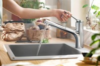 Смеситель для кухни Hansgrohe Zesis M33 74803000 механизм sBox lite, хром
