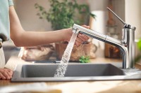 Смеситель для кухни Hansgrohe Zesis M33 74803000 механизм sBox lite, хром