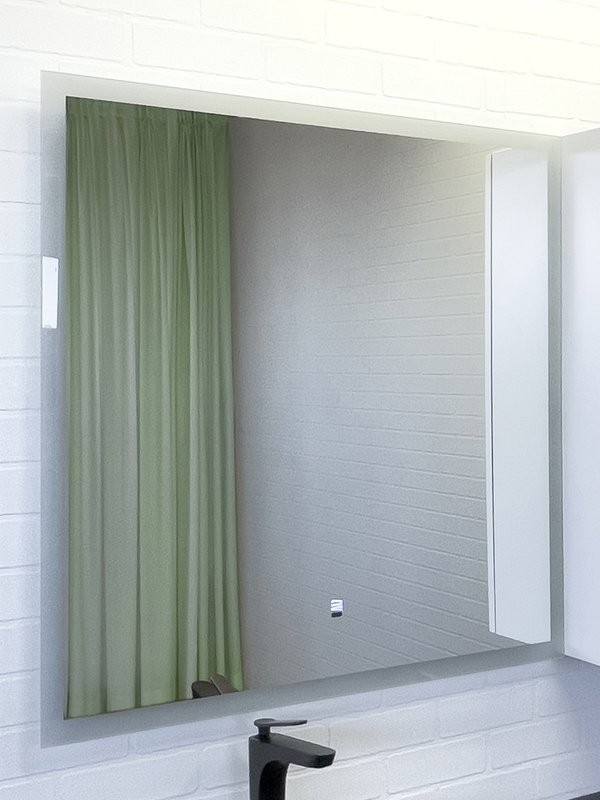 Зеркало Comforty Эдельвейс 90 сенсорное, с подсветкой, с антизапотеванием