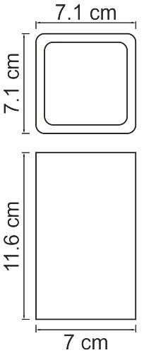 Набор Стакан Wasserkraft Oder K-9628 + Мыльница K-9629