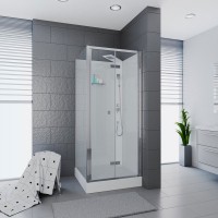 Душевая кабина Ceruttispa Bella 901T профиль хром