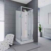 Душевая кабина Ceruttispa Bella 901T профиль хром