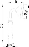 Душевая лейка Lemark LM8007C