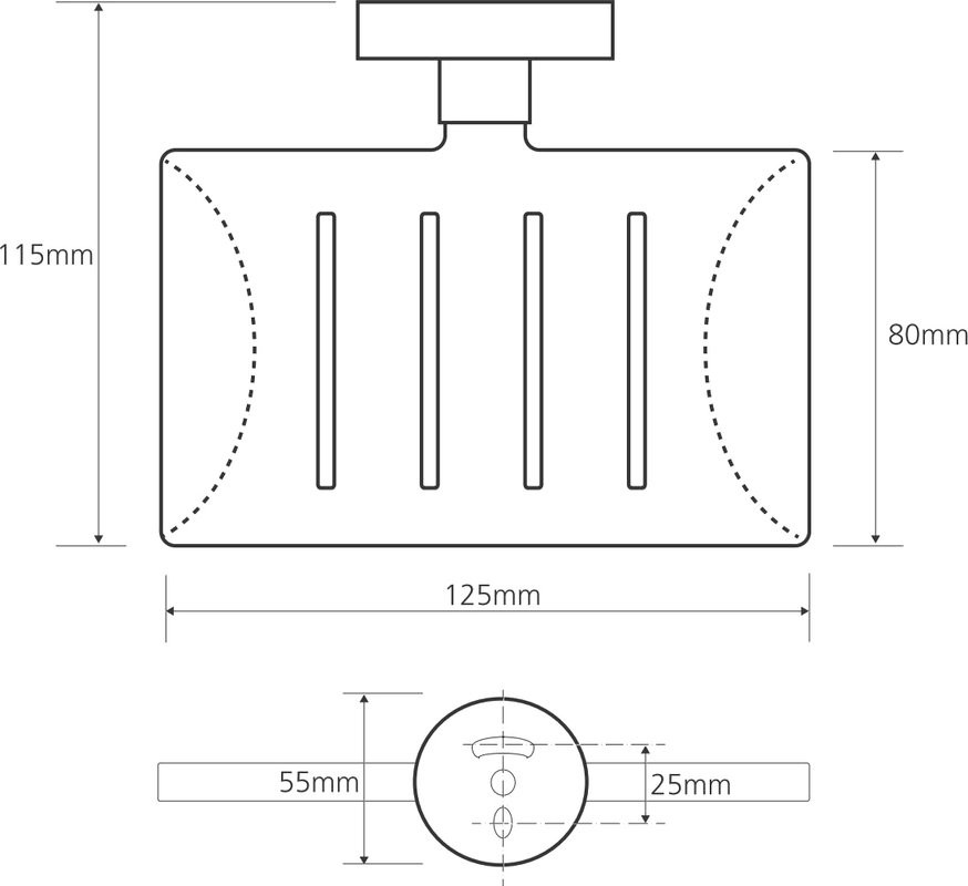 Набор Стакан Bemeta Omega 104110022 + Мыльница 104208082