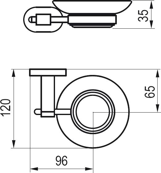Набор Стакан Ravak Chrome X07P188 + Мыльница X07P187