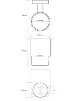 Набор Стакан Bemeta White 104110014 + Дозатор 104109014 Набор Стакан Bemeta White 104110014 + Дозатор 104109014